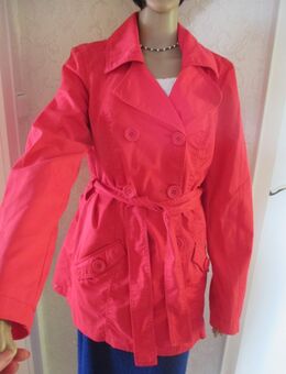 NEU * Klassisch * Sommer * Übergangs * Allwetter * Trench- Coat * Long- Jacke * Kurz- Mantel "ONLY" Gr. 40- 42, 44/ M- L * magenta- pink * - Riedlingen Zentrum