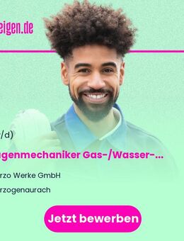 Anlagenmechaniker Gas-/Wasser- und Fernwärmeversorgung (m/w/d) - Herzogenaurach