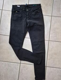Benetton chino Hose schwarz anthrazit super Skinny W29 - Fuchstal