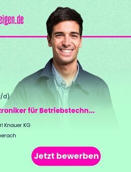 Elektroniker für Betriebstechnik m/w/d - Biberach