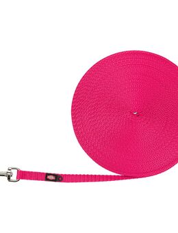 Trixie Schleppleine extra leicht, fuchsia - Größe XS–S: 15 m lang, 10 mm breit