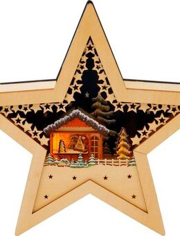 Myflair Möbel & Accessoires Dekostern, LED-Beleuchtung, batteriebetrieben