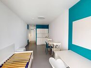 Nur für Studenten und Personen in Ausbildung- Möbliertes 1-Zimmer-Apartment mit Einbauküche und Terrasse - Frankfurt (Main)