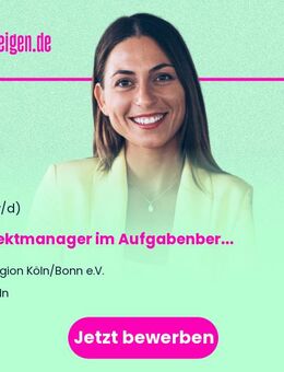 Projektmanager (m/w/d) im Aufgabenbereich Innovation & Wirtschaft - Köln