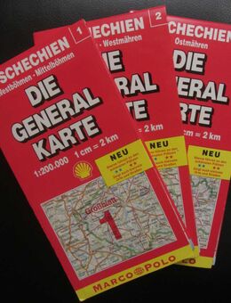 Generalkarten Tschechien 1-3 (1994-96) - Münster