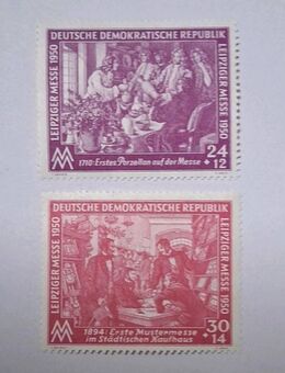 DDR 1950 Leipziger Frühjahrsmesse postfrisch komplettDDR 1950 Leipziger Frühjahrsmesse postfrisch komplett Mi - Nr. 248 - 249 - Görlitz