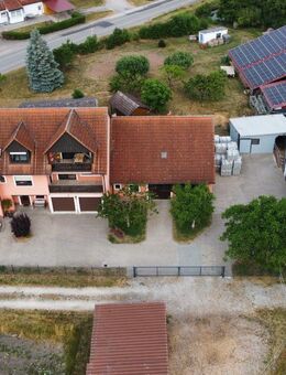 Vielseitigkeit auf einem Blick: Wohnhaus, Halle und Lagerfläche - Ein Eldorado für Handwerksbetriebe - Herrieden