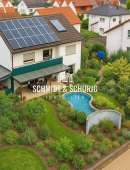 Ihr Traumhaus erwartet Sie: Charmantes Zweifamilienhaus mit Pool - Sankt Leon-Rot