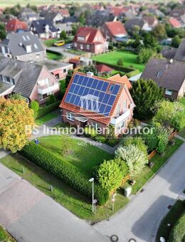 Nähe Greetsieler Hafen! Einfamilienhaus mit Garage, PV-Anlage, Terrasse, Balkon und Gartenanlage! - Krummhörn
