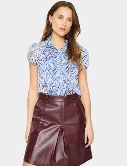 Saint Tropez Rüschenbluse LiljaSZ Crinkle SS Shirt