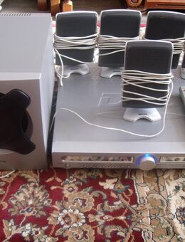 5.1 Active Aktiv Soundsystem m. Power Subwoofer DVD mit FB. + Silber Ring . - Aachen