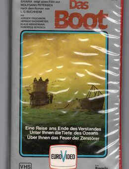 Wolfgang Petersens - Das Boot - VHS Kult Kriegsdrama 2. Weltkrieg 1981 - Herbert Grönemeyer..... - Nürnberg