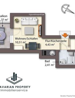 1-Zimmer-Wohnung in Siegsdorf/Hammer - Siegsdorf
