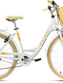 KS Cycling Cityrad Cantaloupe, 6 Gang Shimano Tourney Schaltwerk, Kettenschaltung, für Damen, Kettenschaltung