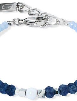 COEUR DE LION Armband Schmuck Geschenk Edelstahl Crystal Pearls Würfelkette, 2036/30-0717, Made in Germany - mit Chalcedon, Glas-Keramik Stein