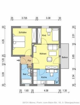 Ein tolles Wohngefühl: ansprechende 3-Zimmer-Wohnung - Mainz