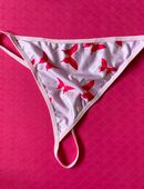 schöner String mit Schmetterlingen, XS in 40210