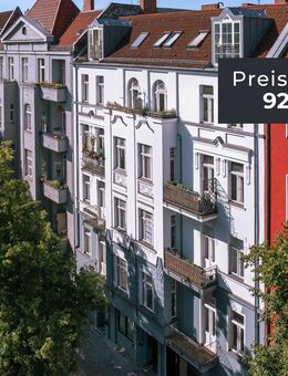 Preisnachlass sichern: Vermietete 4-Zimmerwohnung mit Balkon & Wannenbad nahe Schloss Charlottenburg - Berlin