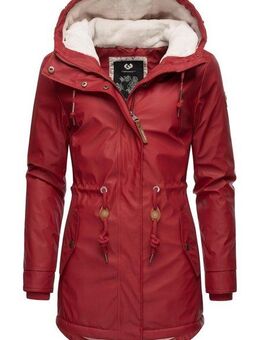 Ragwear Regenmantel Monadis Rainy Intl. modischer Regenparka mit kuschligem Innenfutter