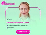 Steuerfachangestellter / Steuerreferent (m/w/d) in Teilzeit - Rosenberg (Regierungsbezirk Stuttgart)