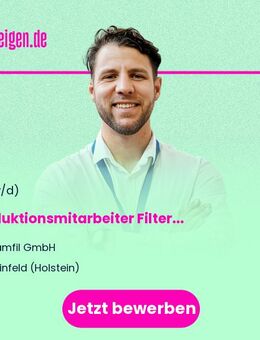 Produktionsmitarbeiter (m/w/d) Filterproduktion - Reinfeld (Holstein)