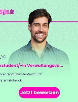 Werkstudent/-in (m/w/d) Verwaltungsvollzug Gesundheits- und Veterinärwesen - Fürstenfeldbruck