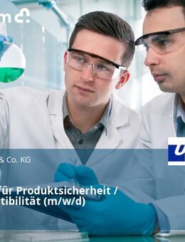 Manager für Produktsicherheit / Biokompatibilität (m/w/d) - Ulm