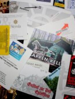 Visitenkarten, verschiedene für Sammler - Stuttgart