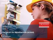 Fachkraft für Metalltechnik (m/w/d) - Tuttlingen