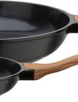 GSW Pfannen-Set Natural Fit, Aluminiumguss (Set, 2-tlg), mit neuartiger PFAS-freien Antihaft-Versiegelung, Induktion