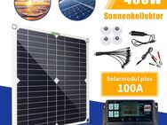 Mobiles Solarpanel Kit 400W 12V Solarmodule Batterieladegerät Controller für RV Camping, Camper, Wohnwagen & Wohnmobile Set 431 - Wuppertal