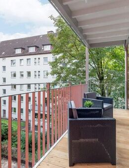 Ruhiger und zentraler Hinterlieger: Bezugsfertiges & möbliertes Studio in Eppendorf - Hamburg