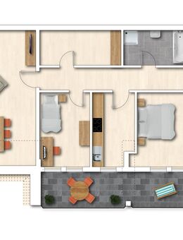 !!! Super Sale!!! Helle 3 Zimmerwohnung mit Stellplatz, Balkon und Abstellraum WE 24, - Röttenbach (Landkreis Roth)