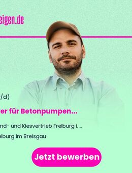 Fahrer (m/w/d) für Betonpumpen - Freiburg (Breisgau)