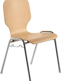 Mayer Sitzmöbel Besucherstuhl 2115, Stapelstuhl stapelbar bis 10 Stk.