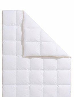 Frau Holle Gänsedaunenbettdecke Dana, Bettdecken für Sommer oder Winter, hergestellt in Deutschland, Füllung: 100% Gänsedaunen, Bezug: 100% Baumwolle, Bettdecke in 135x200 cm, 155x220 cm und weiteren Größen