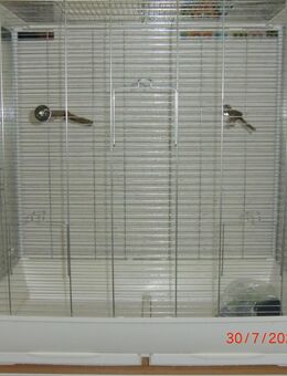 Vogelkäfig groß gebraucht mit allem Zubehör - Köln