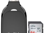 Speicherkartenleser SanDisk, SD Laufwerk, USB 3.0 Typ A, SDXC 64GB, SanDisk Ultra mit einer Datenübertragung von bis zu 100MB/s - Fürth