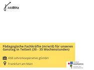 Pädagogische Fachkräfte (m/w/d) für unseren Ganztag in Teilzeit (30 - 35 Wochenstunden) - Frankfurt (Main)