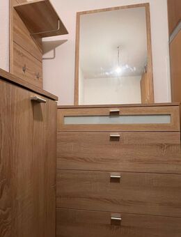Große Garderoben Set mit Spiegel & Schränken- Holz - Hameln