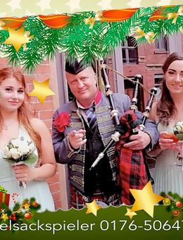 Dudelsackspieler mit Kilt und Uniform 0176-50647666 direkt buchen Dresden, Chemnitz, Leipzig, Halle, Dessau, Berlin, Magdeburg, Havel, Rostock, Warnemünde - Berlin