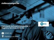 Full-Stack-Software-Entwickler / Registry Services (w/m/d) - Frankfurt (Main)