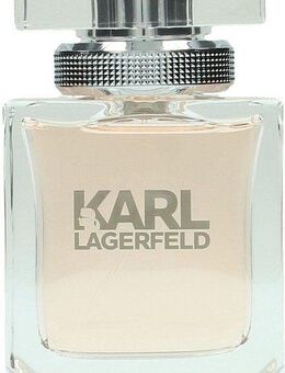 LAGERFELD Eau de Parfum Pour Femme, Blumig-fruchtiger Damenduft mit Pfirsich, Magnolie und Moschus.