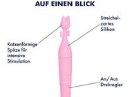 Katzenförmiger Vibrator, 16,3 cm Rosa Neu unbenutzt OVP!!! - Gunzenhausen