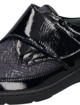 Waldläufer HENNI-Soft Klettschuh, Bequemschuh, Komfortschuh in Lack-Optik, Weite H = sehr weit