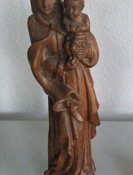 geschnitzte Holzfigur 40cm Maria mit Kind - Fulda Zentrum