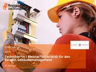 Techniker*in / Meister*in (w/m/d) für den Bereich Gebäudemanagement - Spenge