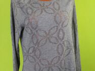 Box#90 H&M Shirt S 36 langarm T-Shirt Lochmuster grau Langarmshirt Damen - Mühlberg (Elbe) Zentrum