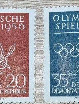 Briefmarken DDR 1956 Olympia komplett postfrisch - Görlitz