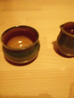 Goderbauer Keramik, Zuckerschüssel plus Milchkännchen - Regensburg